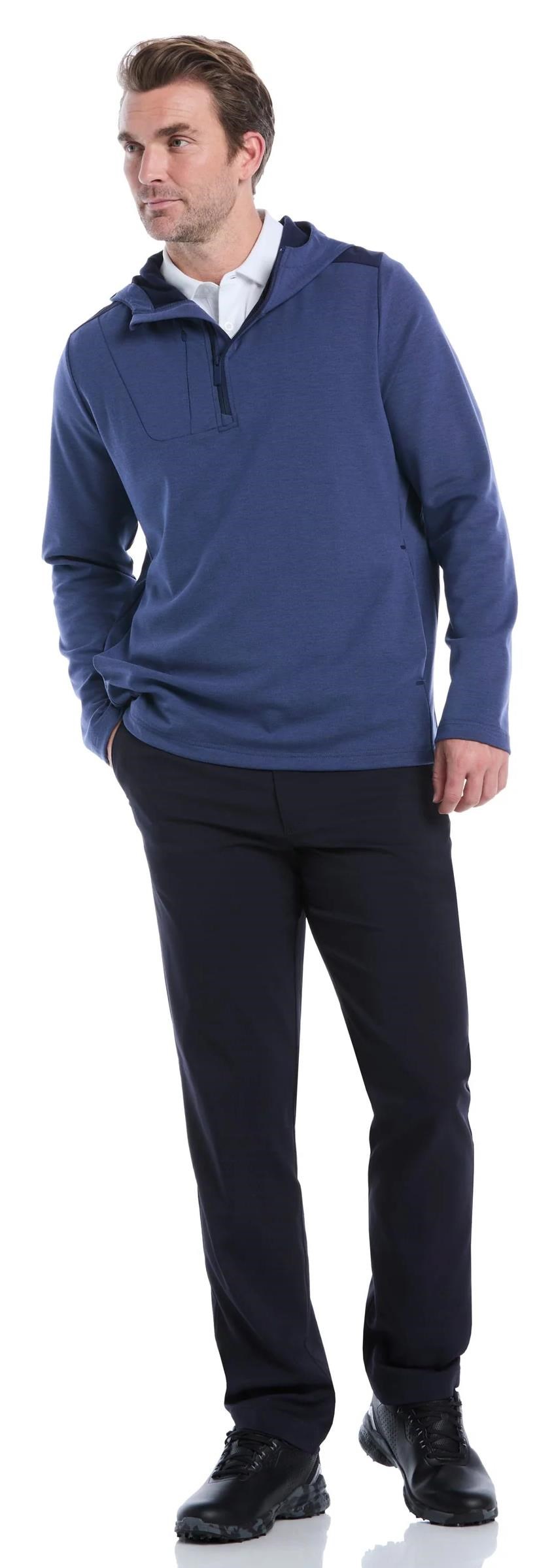 Callaway Soft Touch 1/4 Zip Premium pánská mikina, tmavě modrá