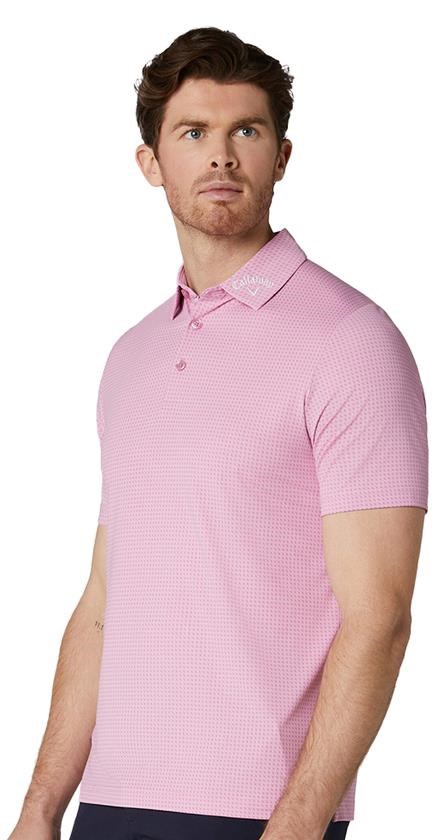 Callaway Odyssey Print pánské polo, rose bouquet