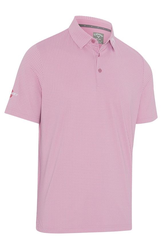 Callaway Odyssey Print pánské polo, rose bouquet