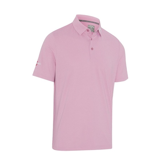 Callaway Odyssey Print pánské polo, rose bouquet