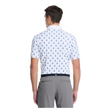 Callaway Sailboat Sunset Geo Print pánské polo, bright white