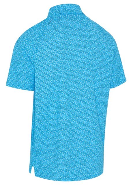 Callaway Tile Gingham Print pánské polo, brilliant blue