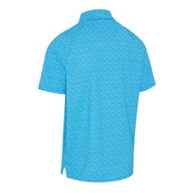 Callaway Tile Gingham Print pánské polo, brilliant blue