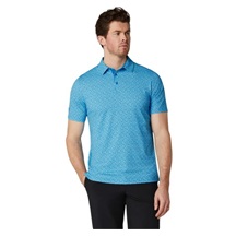Callaway Tile Gingham Print pánské polo, brilliant blue