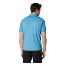 Callaway Tile Gingham Print pánské polo, brilliant blue