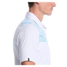 Callaway Driving Range Engineered Print pánské polo, bílé
