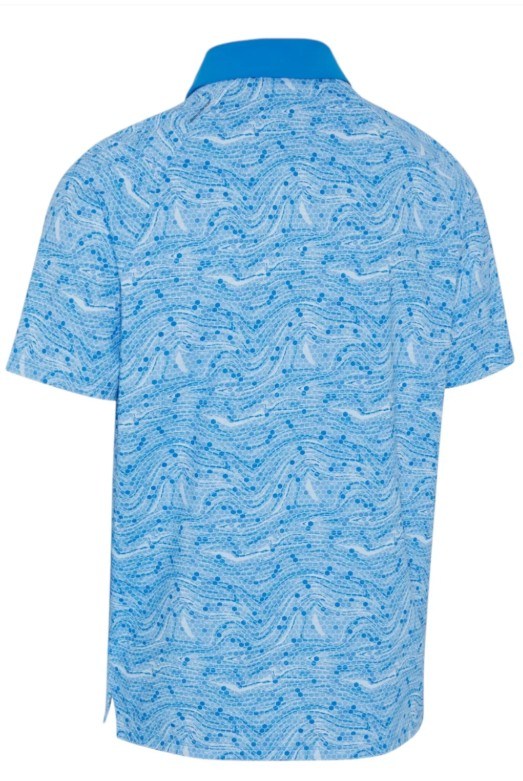 Callaway Hex Marble pánské polo, brilliant blue