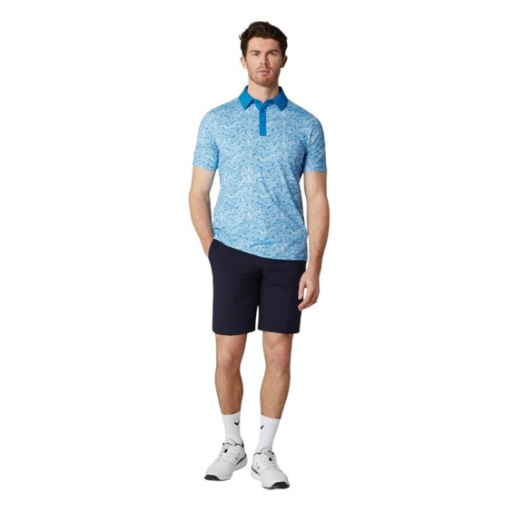 Callaway Hex Marble pánské polo, brilliant blue