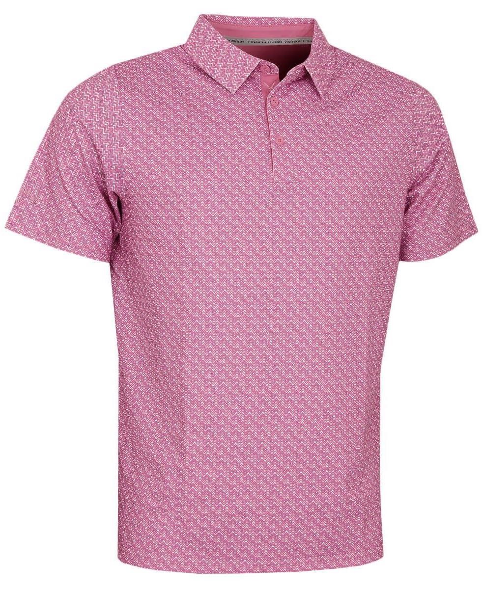 Callaway Timeless Chev pánské polo, rose bouquet