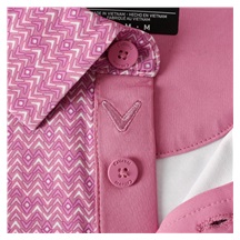 Callaway Timeless Chev pánské polo, rose bouquet