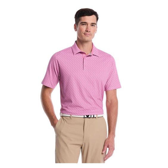 Callaway Timeless Chev pánské polo, rose bouquet