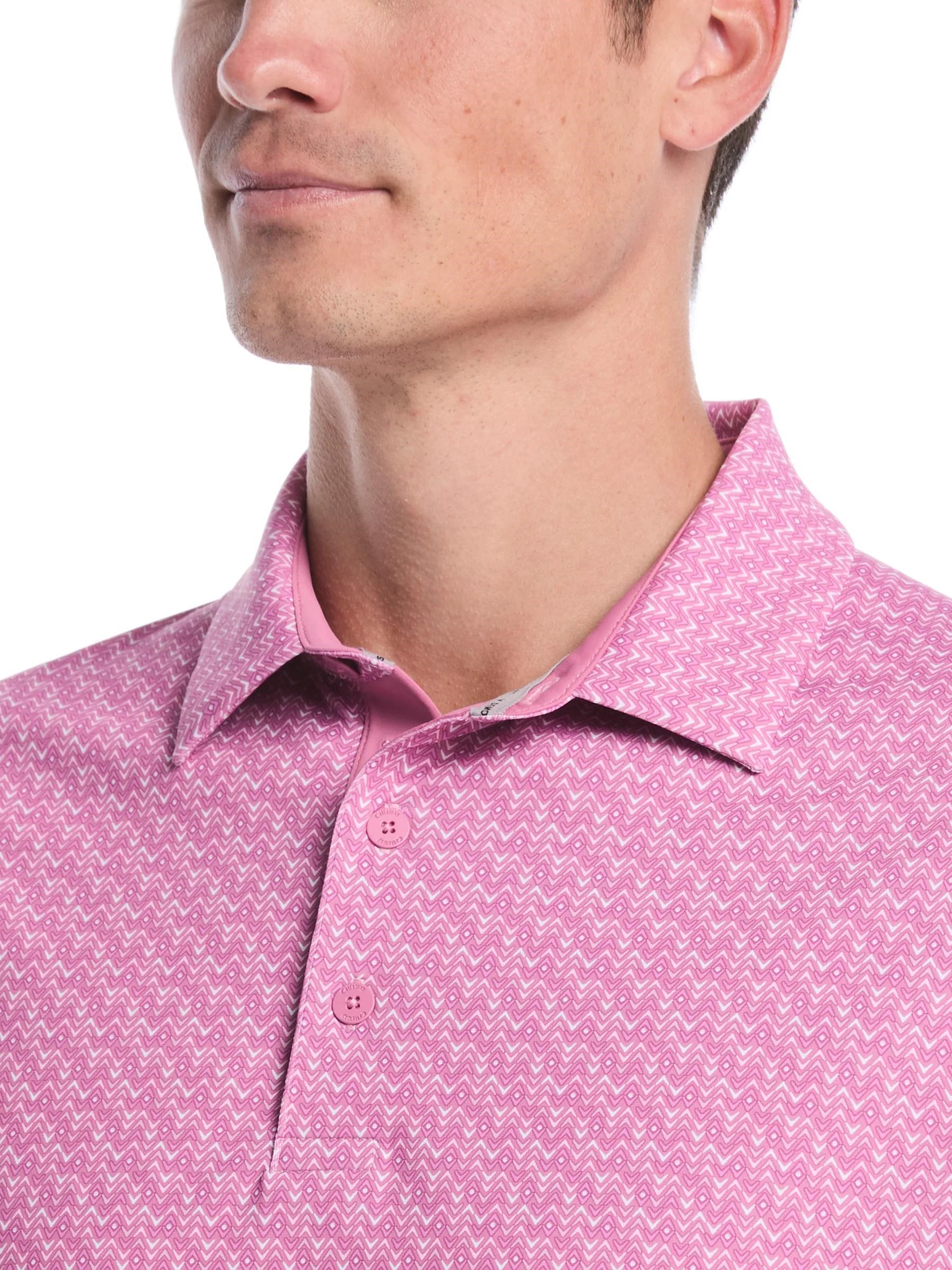 Callaway Timeless Chev pánské polo, rose bouquet