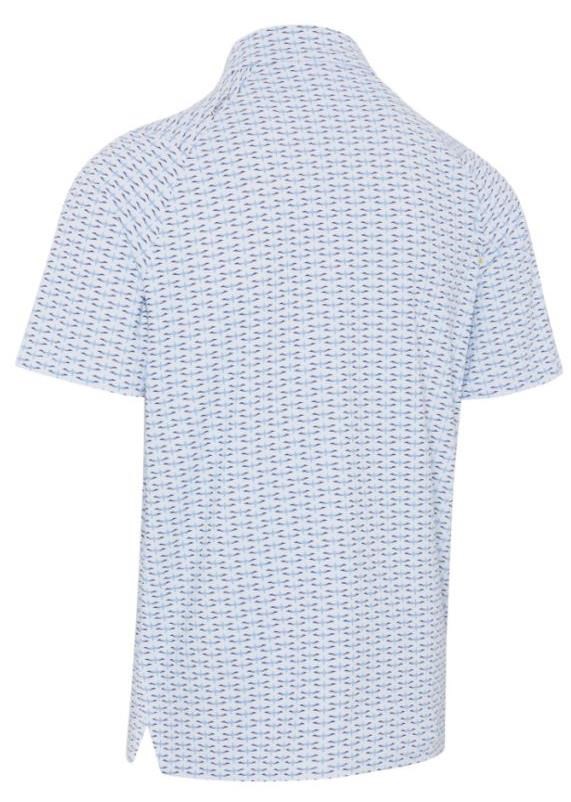 Callaway Albatross Geo Print pánské polo, bright white