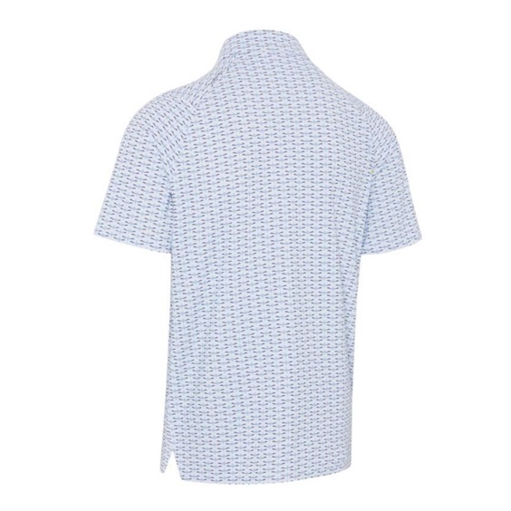 Callaway Albatross Geo Print pánské polo, bright white