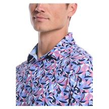 Callaway Dogwood Floral Geo pánské polo, vista blue