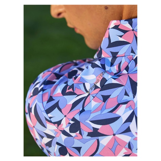 Callaway Dogwood Floral Geo pánské polo, vista blue