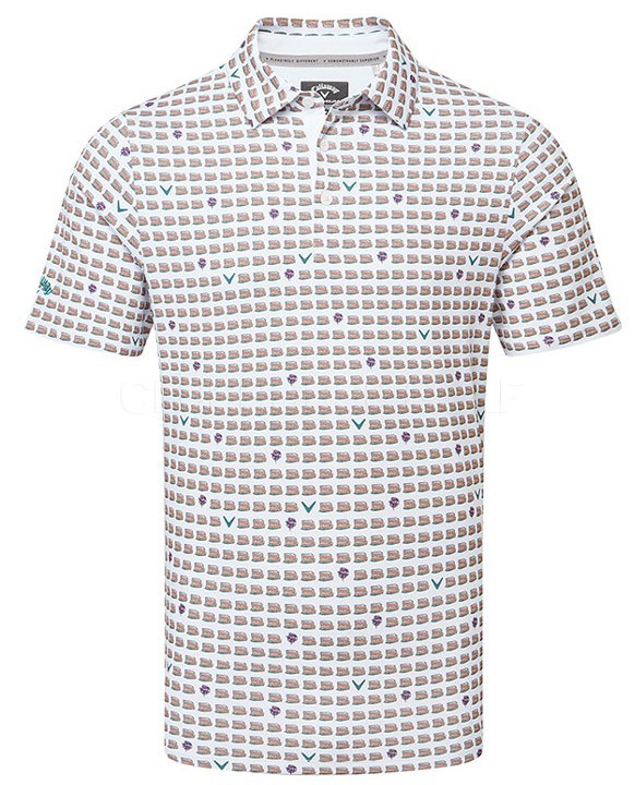 Callaway One Pimento pánské polo, bílé