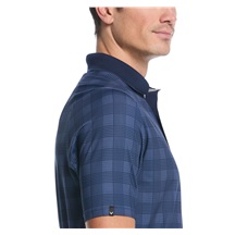 Callaway ChevPlaid Print pánské polo, tmavě modré