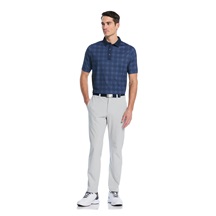 Callaway ChevPlaid Print pánské polo, tmavě modré