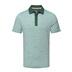 Callaway Azalea Gingham Print pánské polo, galapagos green