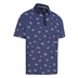 Callaway Azalea Gingham Print pánské polo, peacoat