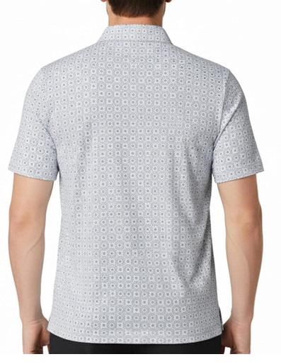 Callaway Foulard Printed pánské polo, bright white