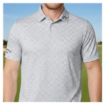 Callaway Foulard Printed pánské polo, bright white