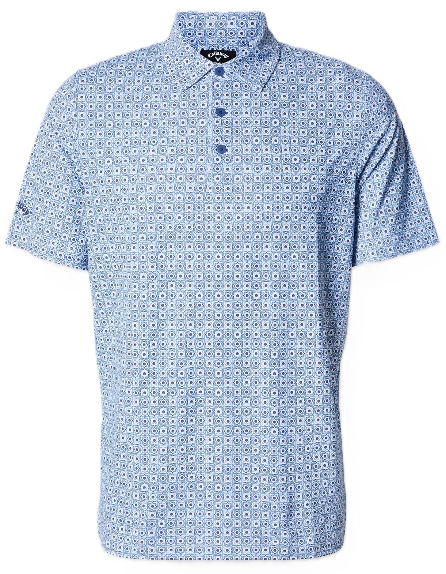 Callaway Foulard Printed pánské polo, peacoat