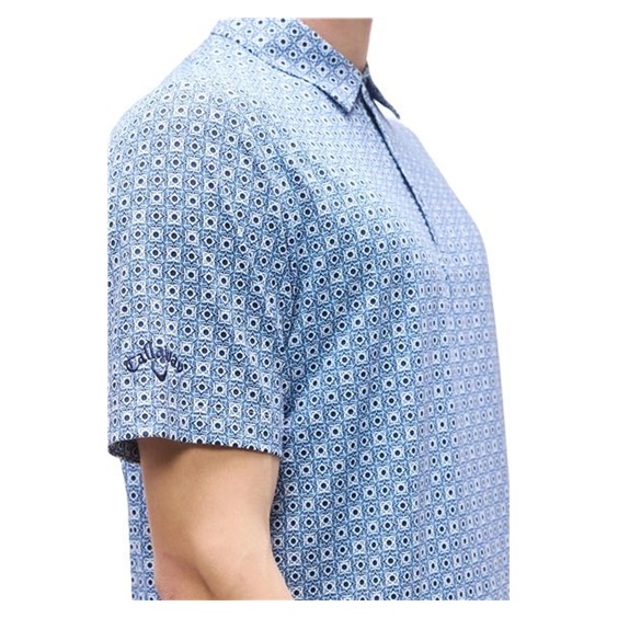 Callaway Foulard Printed pánské polo, peacoat