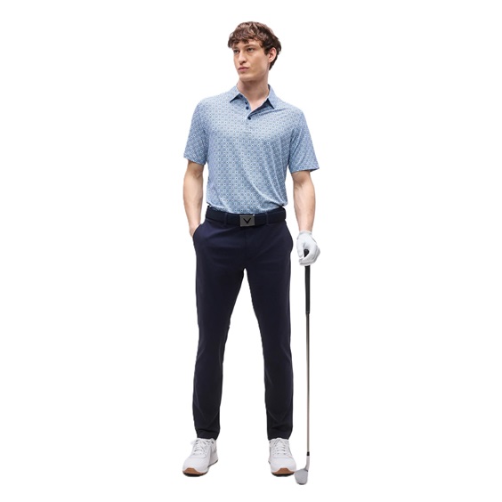 Callaway Foulard Printed pánské polo, peacoat
