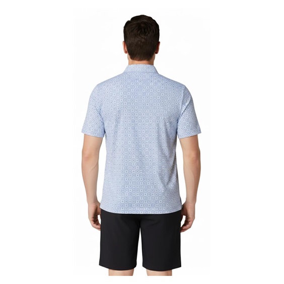Callaway Foulard Printed pánské polo, vista blue