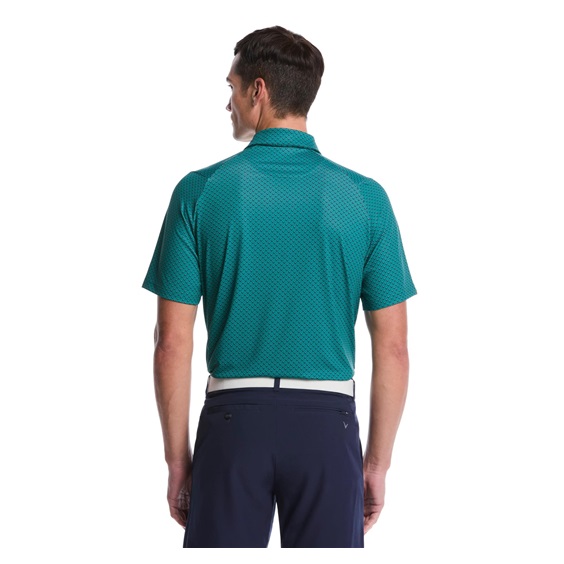 Callaway Trademark Golf Printed pánské polo, galapagos green