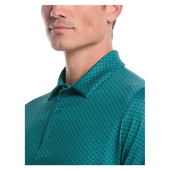 Callaway Trademark Golf Printed pánské polo, galapagos green