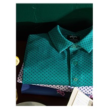 Callaway Trademark Golf Printed pánské polo, galapagos green