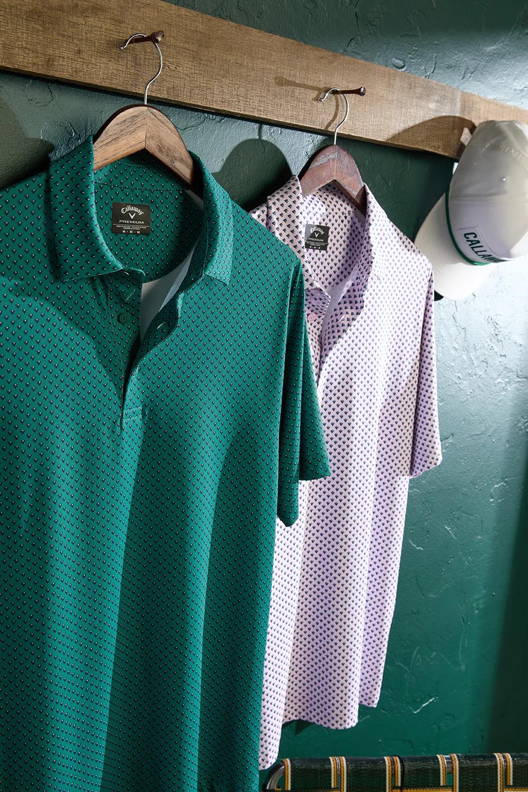 Callaway Trademark Golf Printed pánské polo, galapagos green