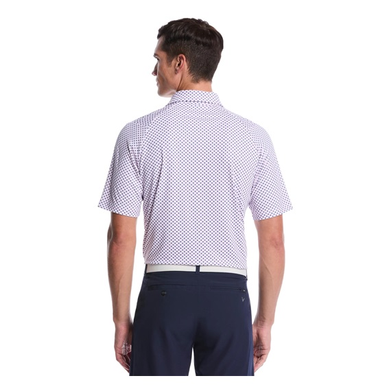 Callaway Trademark Golf Printed pánské polo, pink tulle