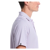 Callaway Trademark Golf Printed pánské polo, pink tulle