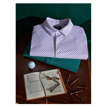 Callaway Trademark Golf Printed pánské polo, pink tulle