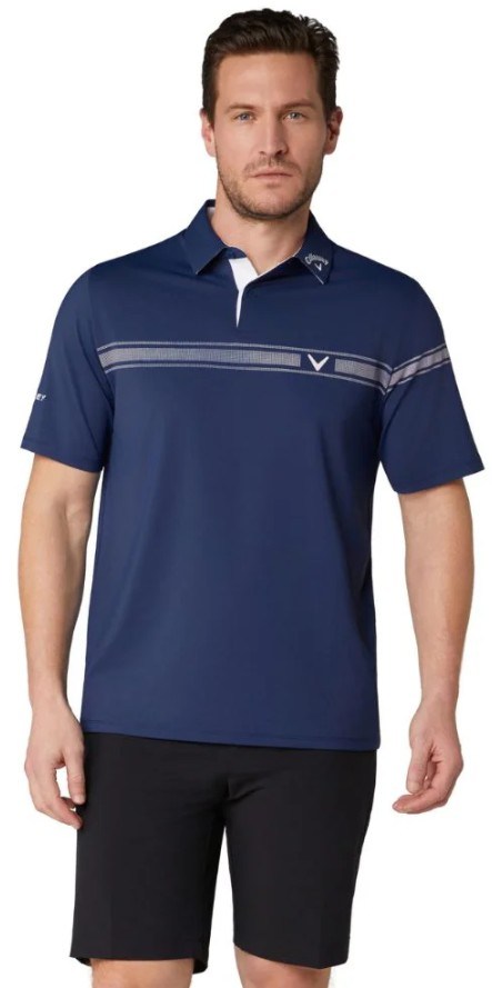 Callaway Odyssey Block pánské polo, peacoat