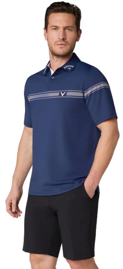 Callaway Odyssey Block pánské polo, peacoat