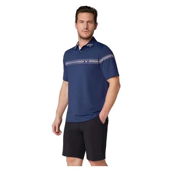 Callaway Odyssey Block pánské polo, peacoat