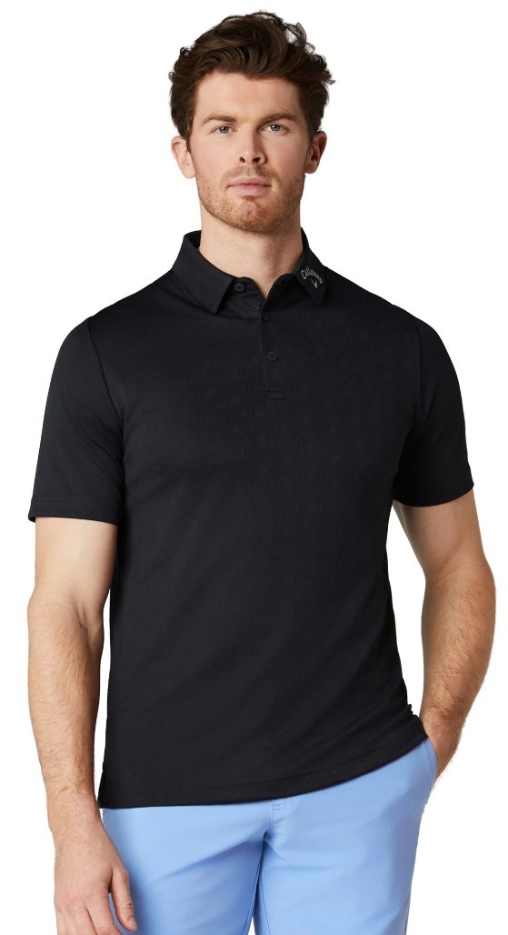 Callaway Odyssey Ventilated Jacquard pánské polo, caviar