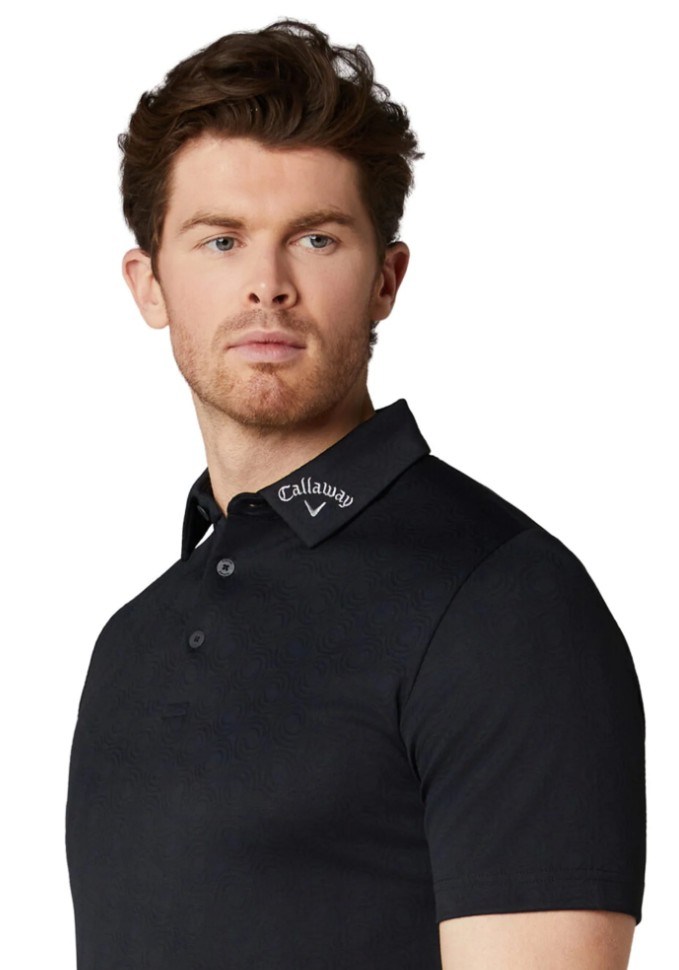 Callaway Odyssey Ventilated Jacquard pánské polo, caviar