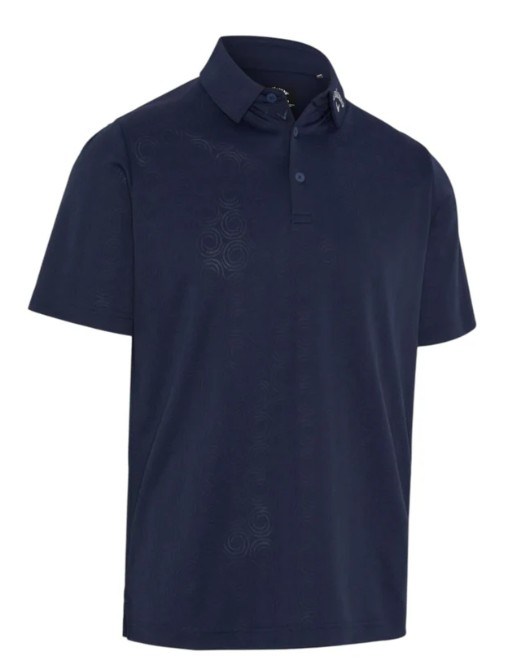 Callaway Odyssey Ventilated Jacquard pánské polo, peacoat