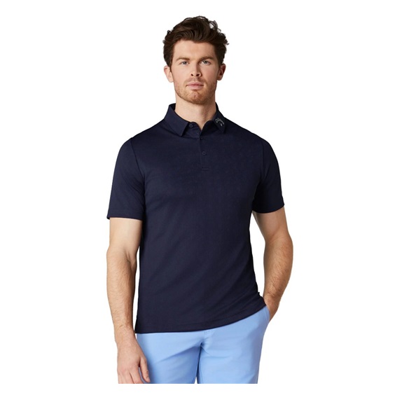 Callaway Odyssey Ventilated Jacquard pánské polo, peacoat