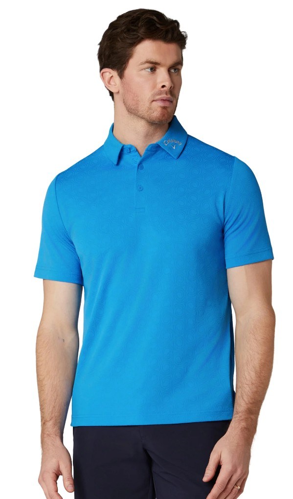 Callaway Odyssey Ventilated Jacquard pánské polo, brilliant blue