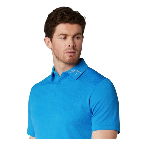Callaway Odyssey Ventilated Jacquard pánské polo, brilliant blue