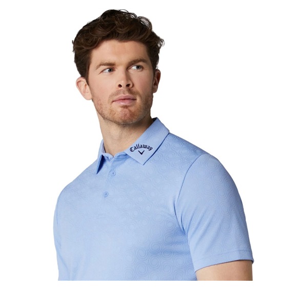 Callaway Odyssey Ventilated Jacquard pánské polo, vista blue