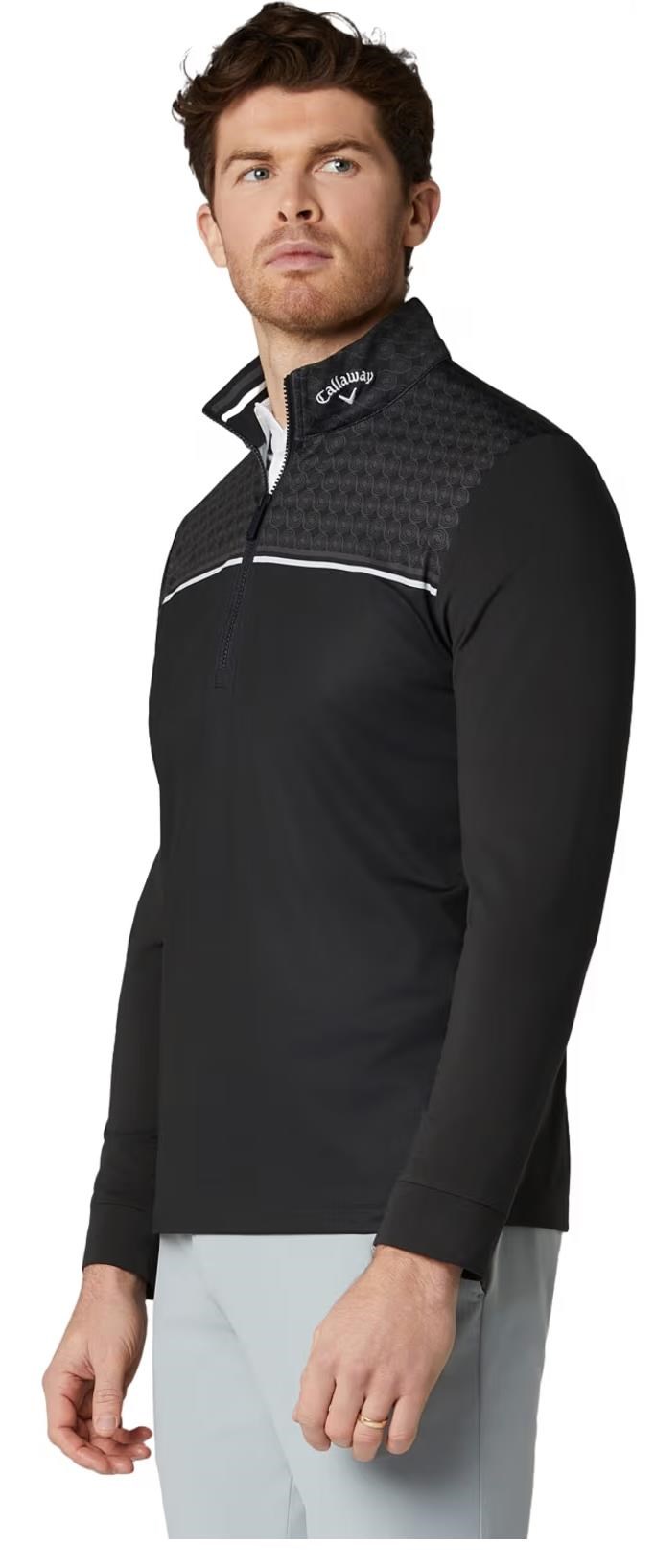 Callaway Odyssey Printed Block pánská mikina, černá