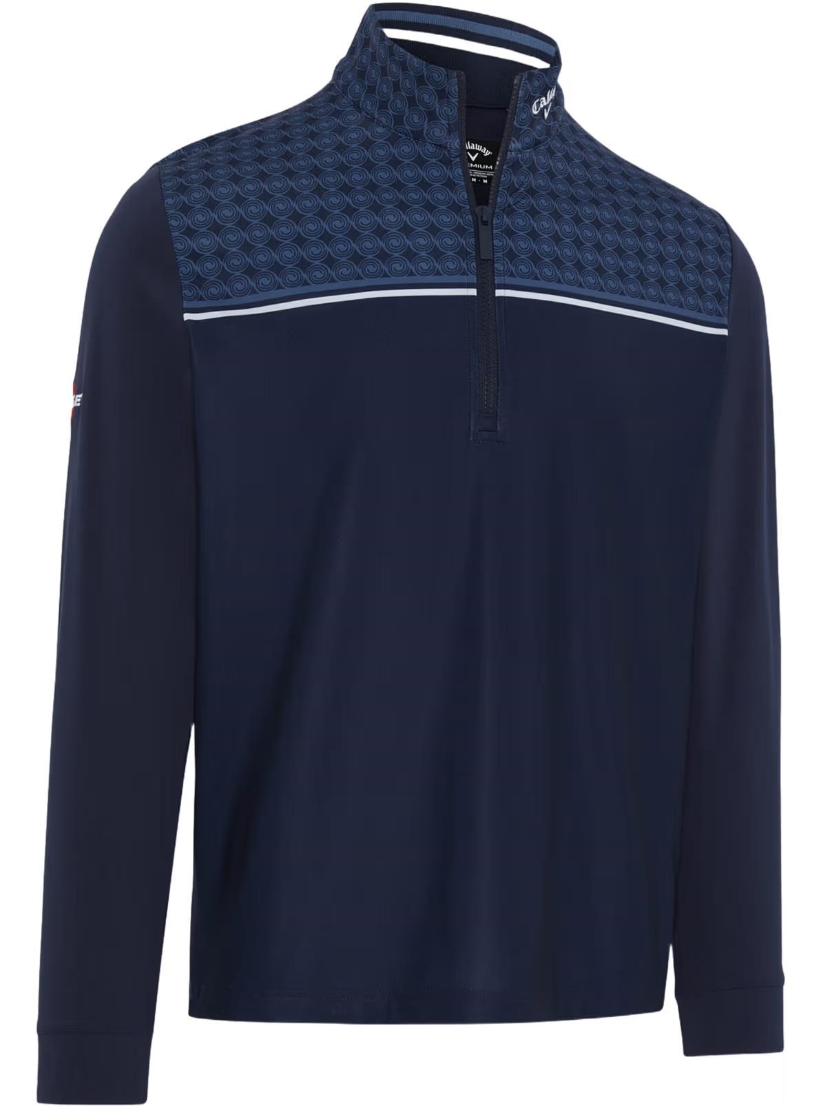 Callaway Odyssey Printed Block pánská mikina ,tmavě modrá
